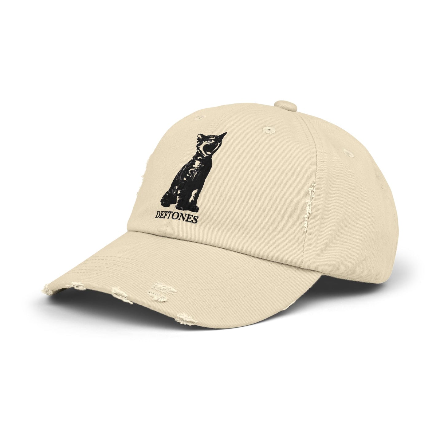 Copy of Unisex Distressed Cap with Graphic Design, Trendy Hat, Casual Accessories for Friends, Pet Lovers, Everyday Wear, Unique Gift Idea