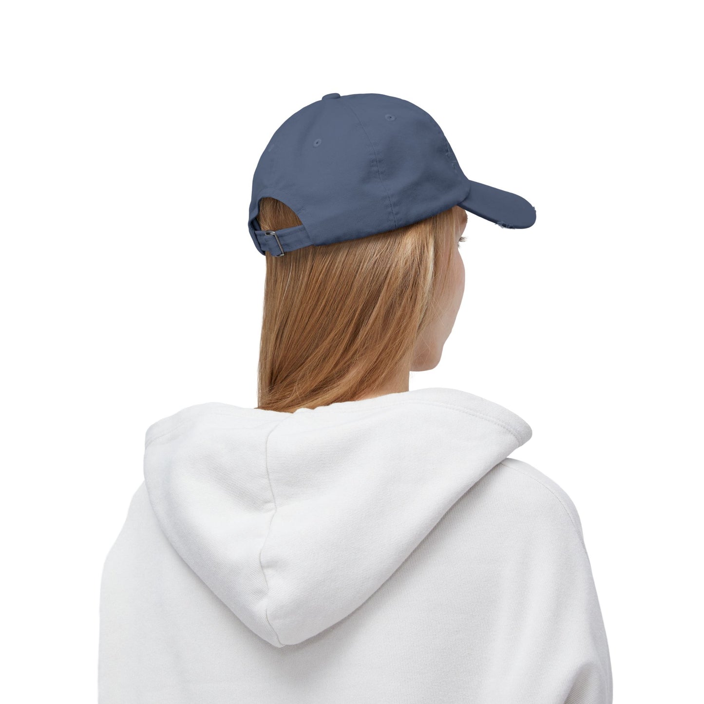 Copy of Unisex Distressed Cap with Graphic Design, Trendy Hat, Casual Accessories for Friends, Pet Lovers, Everyday Wear, Unique Gift Idea