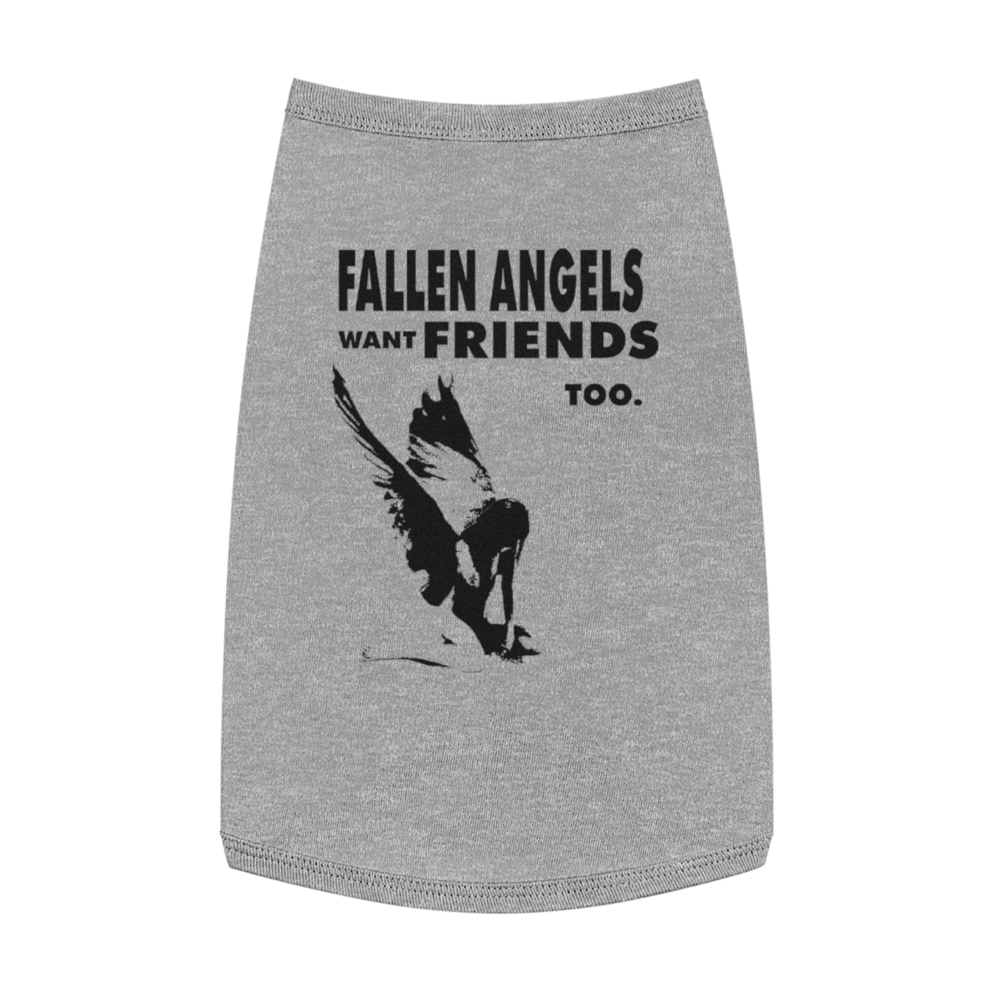 Fallen Angels Pet Tank Top for Stylish Pets, Cute Doggy Outfit, Pet Costume, Birthday Gift for Dog Lovers, Comfortable Summer Wear