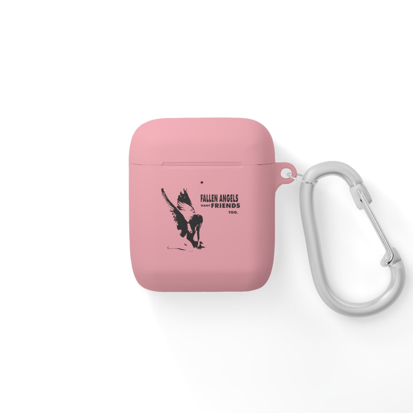 Fallen Angels AirPods Case Cover, Bird Design, Soft Silicone Protector, Unique Gift, Trendy Accessory for Music Lovers