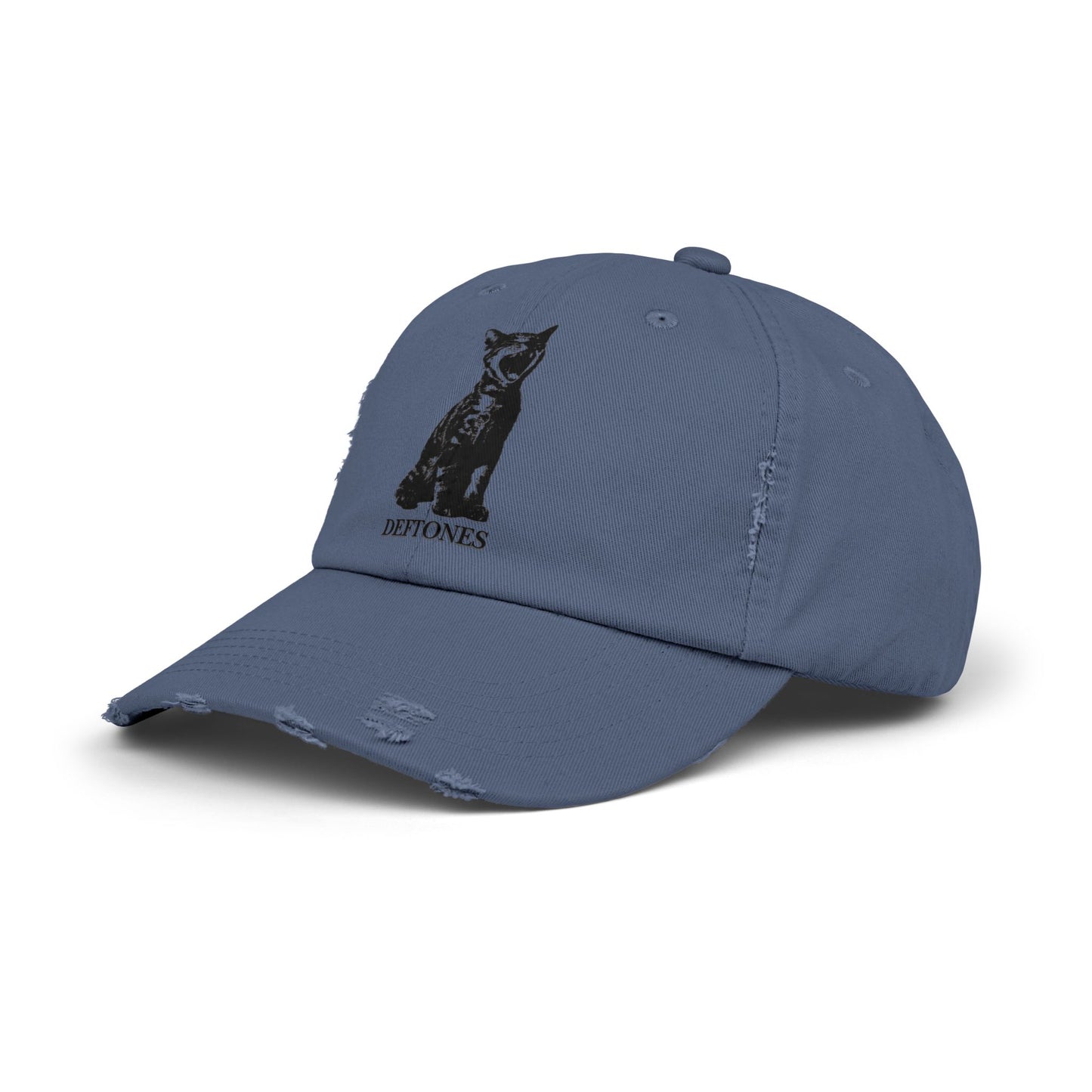 Copy of Unisex Distressed Cap with Graphic Design, Trendy Hat, Casual Accessories for Friends, Pet Lovers, Everyday Wear, Unique Gift Idea