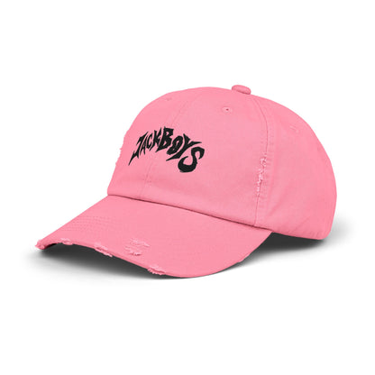 Unisex Distressed Cap with Graphic Design, Trendy Hat, Casual Accessories for Friends, Pet Lovers, Everyday Wear, Unique Gift Idea