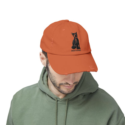 Copy of Unisex Distressed Cap with Graphic Design, Trendy Hat, Casual Accessories for Friends, Pet Lovers, Everyday Wear, Unique Gift Idea