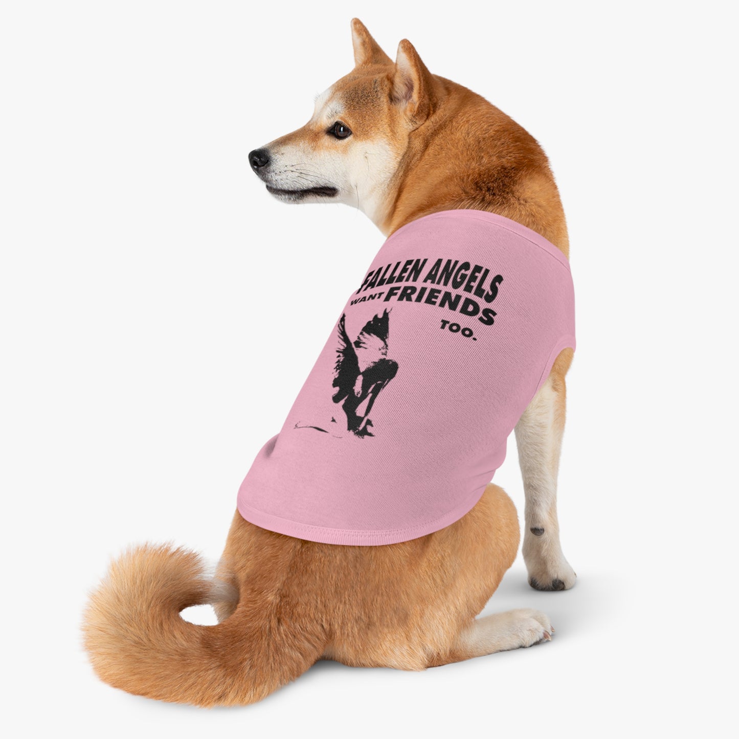 Fallen Angels Pet Tank Top for Stylish Pets, Cute Doggy Outfit, Pet Costume, Birthday Gift for Dog Lovers, Comfortable Summer Wear