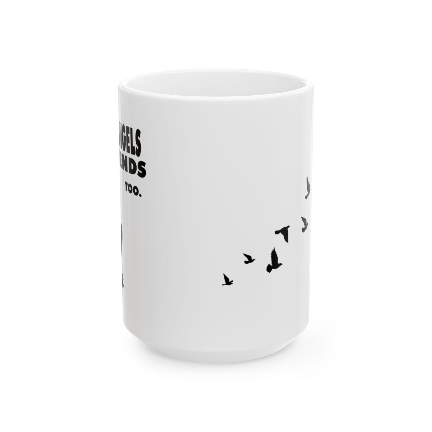 Ceramic Mug with Inspirational Quote, Perfect for Gifts, Coffee Lovers, Friends, Memorials, Home Decor