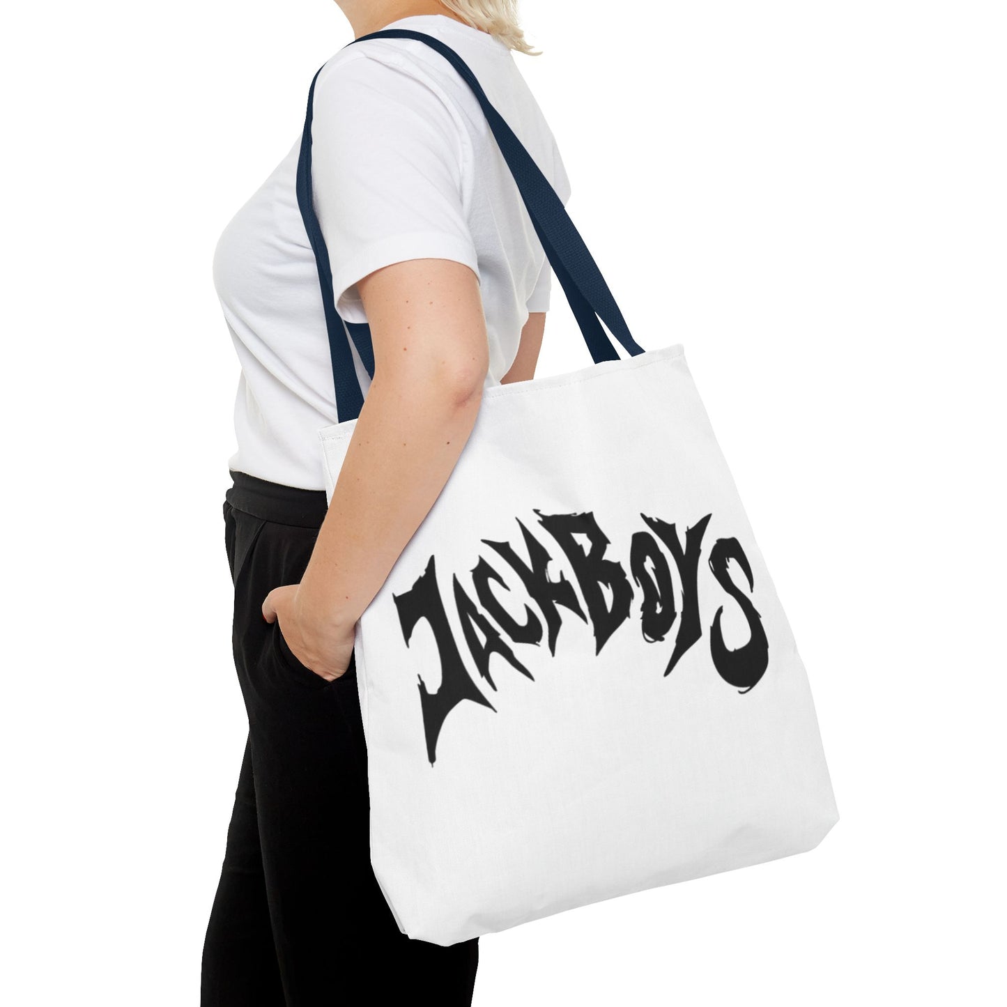 Stylish AOP Tote Bag - Unique Bird Design, jackboys Quote, Perfect Gift for Nature Lovers, Trendy Shopping Bag