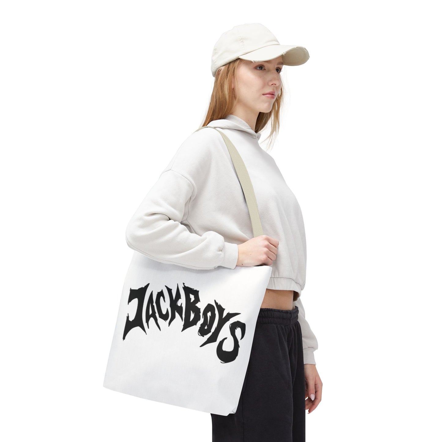 Stylish AOP Tote Bag - Unique Bird Design, jackboys Quote, Perfect Gift for Nature Lovers, Trendy Shopping Bag