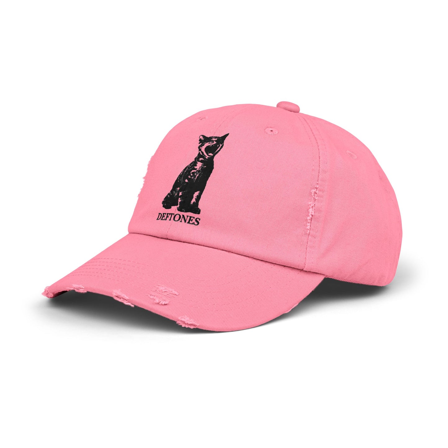 Copy of Unisex Distressed Cap with Graphic Design, Trendy Hat, Casual Accessories for Friends, Pet Lovers, Everyday Wear, Unique Gift Idea