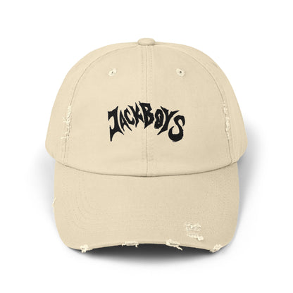 Unisex Distressed Cap with Graphic Design, Trendy Hat, Casual Accessories for Friends, Pet Lovers, Everyday Wear, Unique Gift Idea