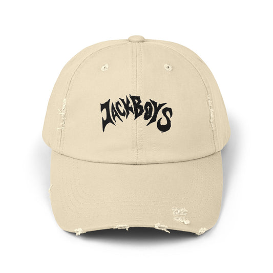 Unisex Distressed Cap with Graphic Design, Trendy Hat, Casual Accessories for Friends, Pet Lovers, Everyday Wear, Unique Gift Idea