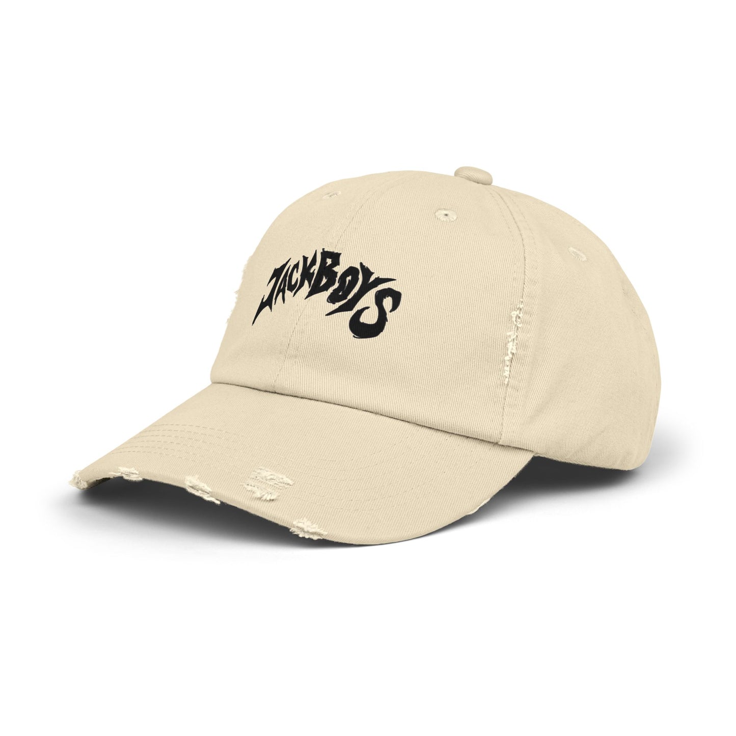 Unisex Distressed Cap with Graphic Design, Trendy Hat, Casual Accessories for Friends, Pet Lovers, Everyday Wear, Unique Gift Idea