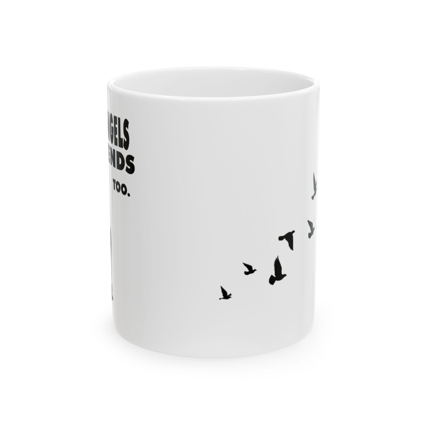 Ceramic Mug with Inspirational Quote, Perfect for Gifts, Coffee Lovers, Friends, Memorials, Home Decor