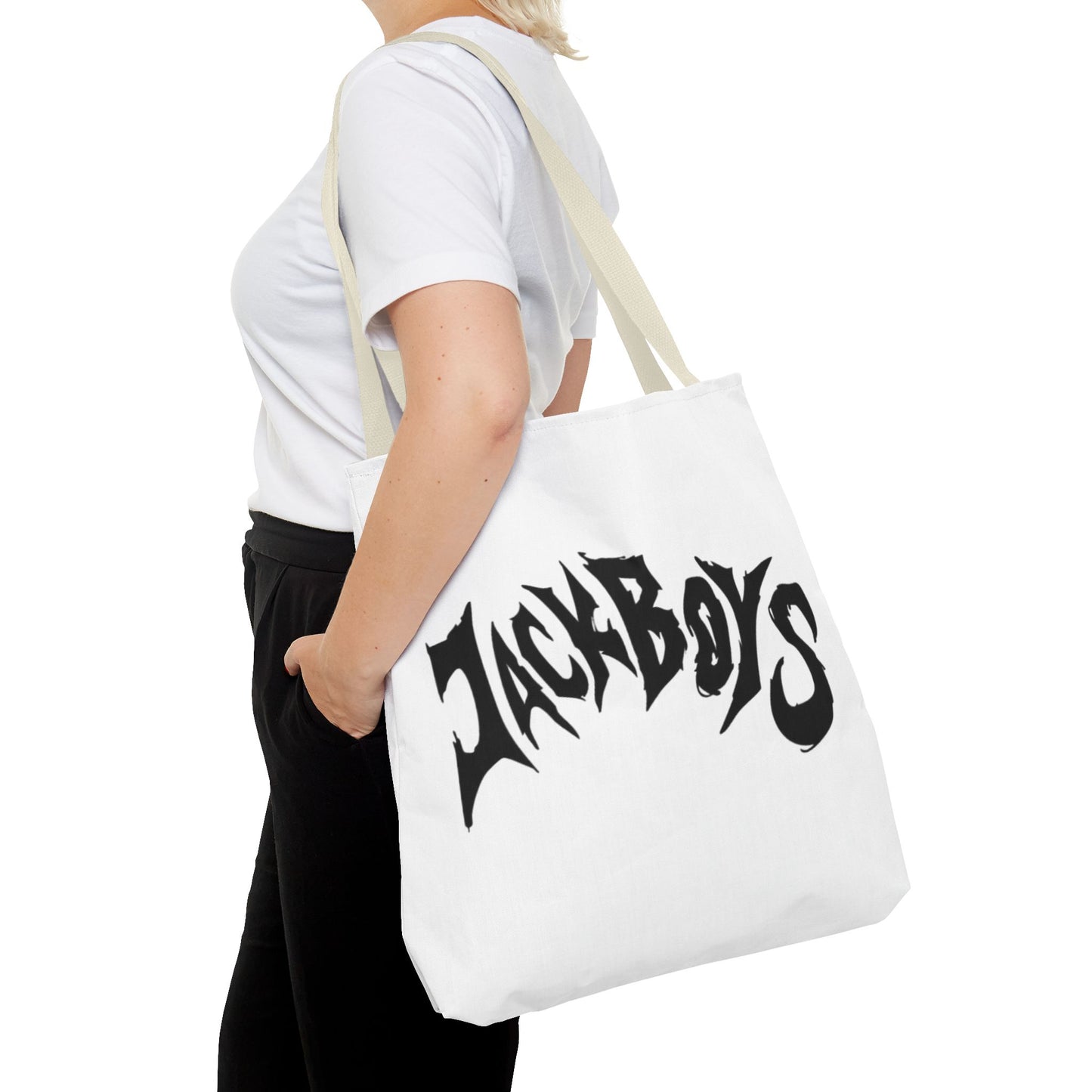 Stylish AOP Tote Bag - Unique Bird Design, jackboys Quote, Perfect Gift for Nature Lovers, Trendy Shopping Bag