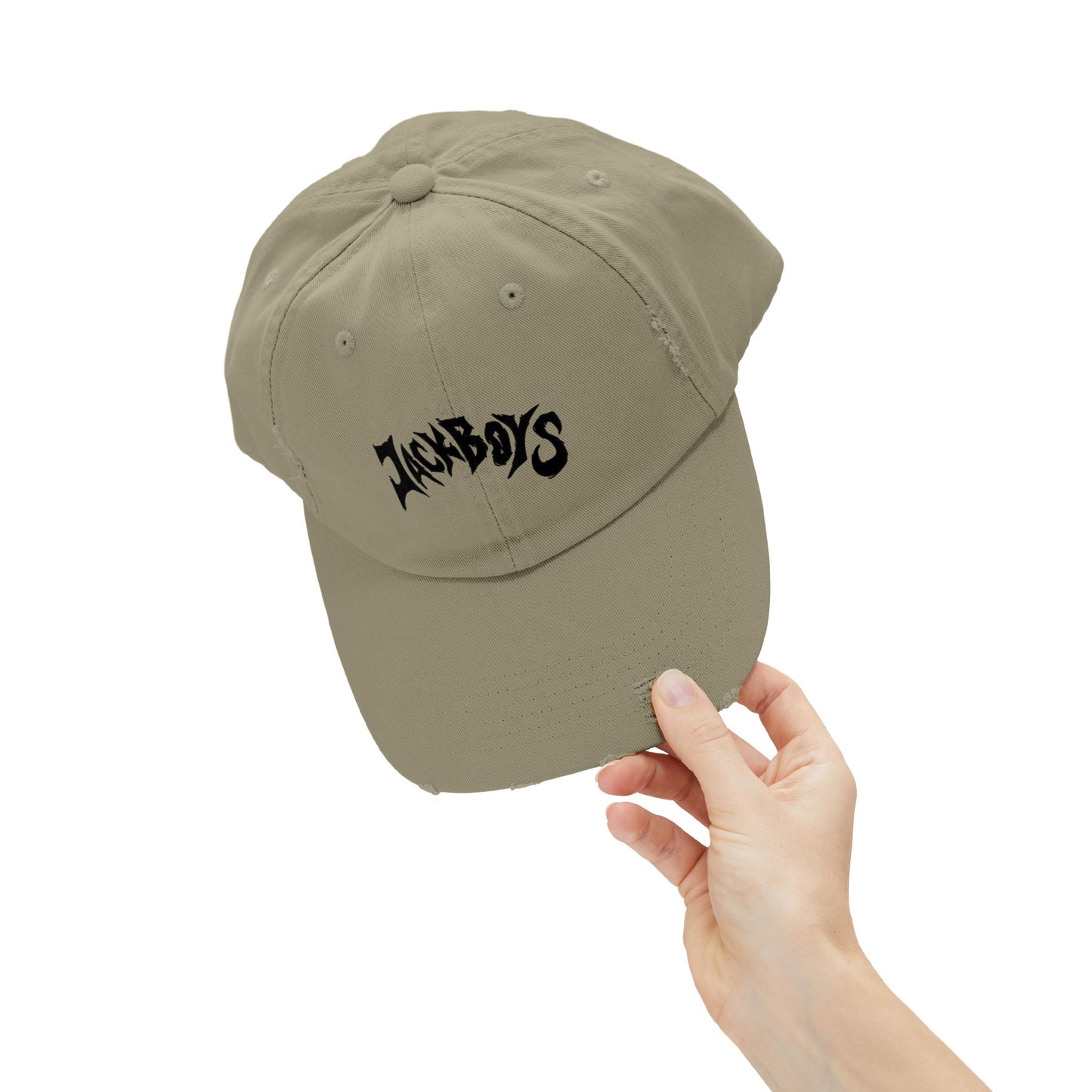 Unisex Distressed Cap with Graphic Design, Trendy Hat, Casual Accessories for Friends, Pet Lovers, Everyday Wear, Unique Gift Idea