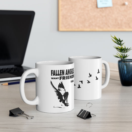 Ceramic Mug with Inspirational Quote, Perfect for Gifts, Coffee Lovers, Friends, Memorials, Home Decor
