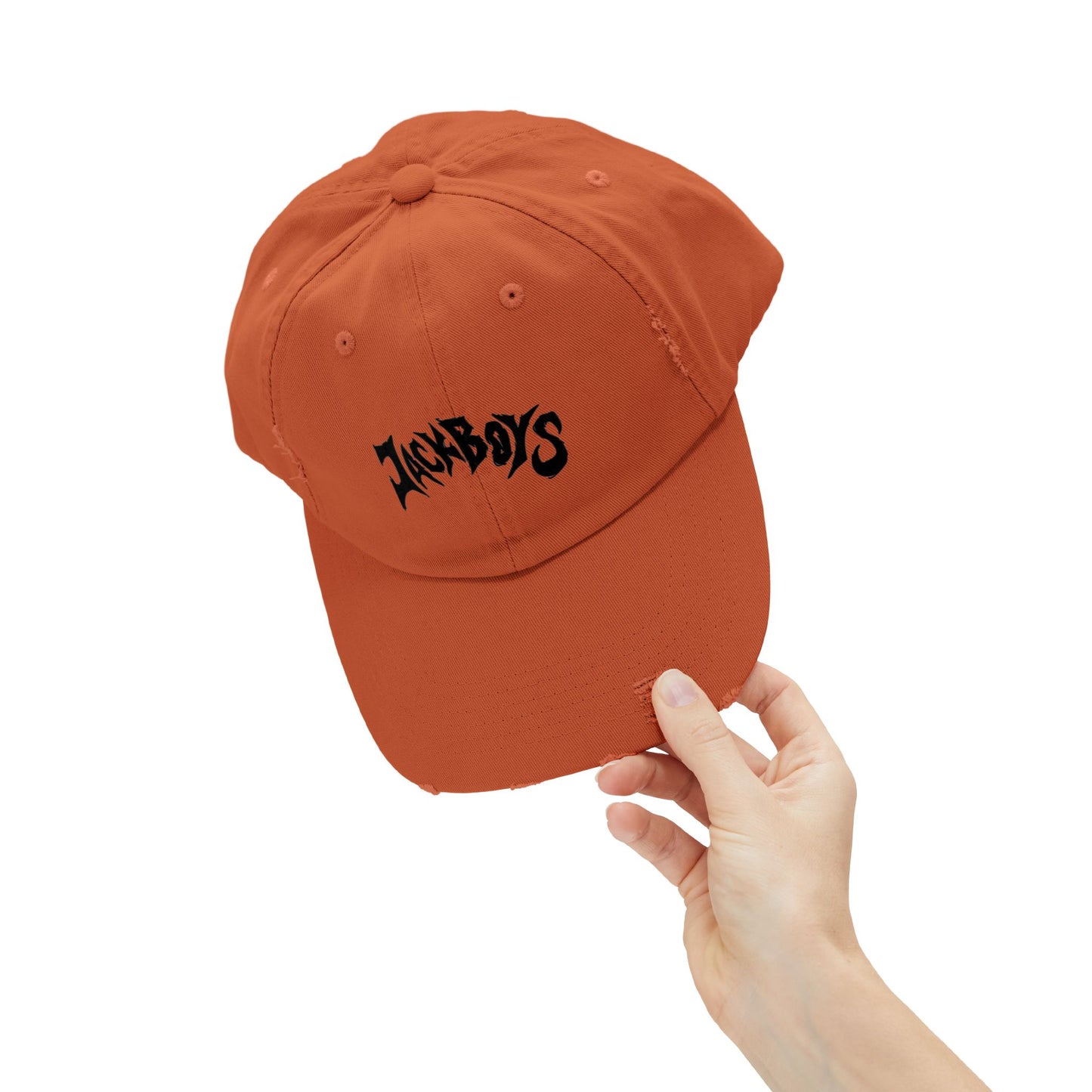 Unisex Distressed Cap with Graphic Design, Trendy Hat, Casual Accessories for Friends, Pet Lovers, Everyday Wear, Unique Gift Idea