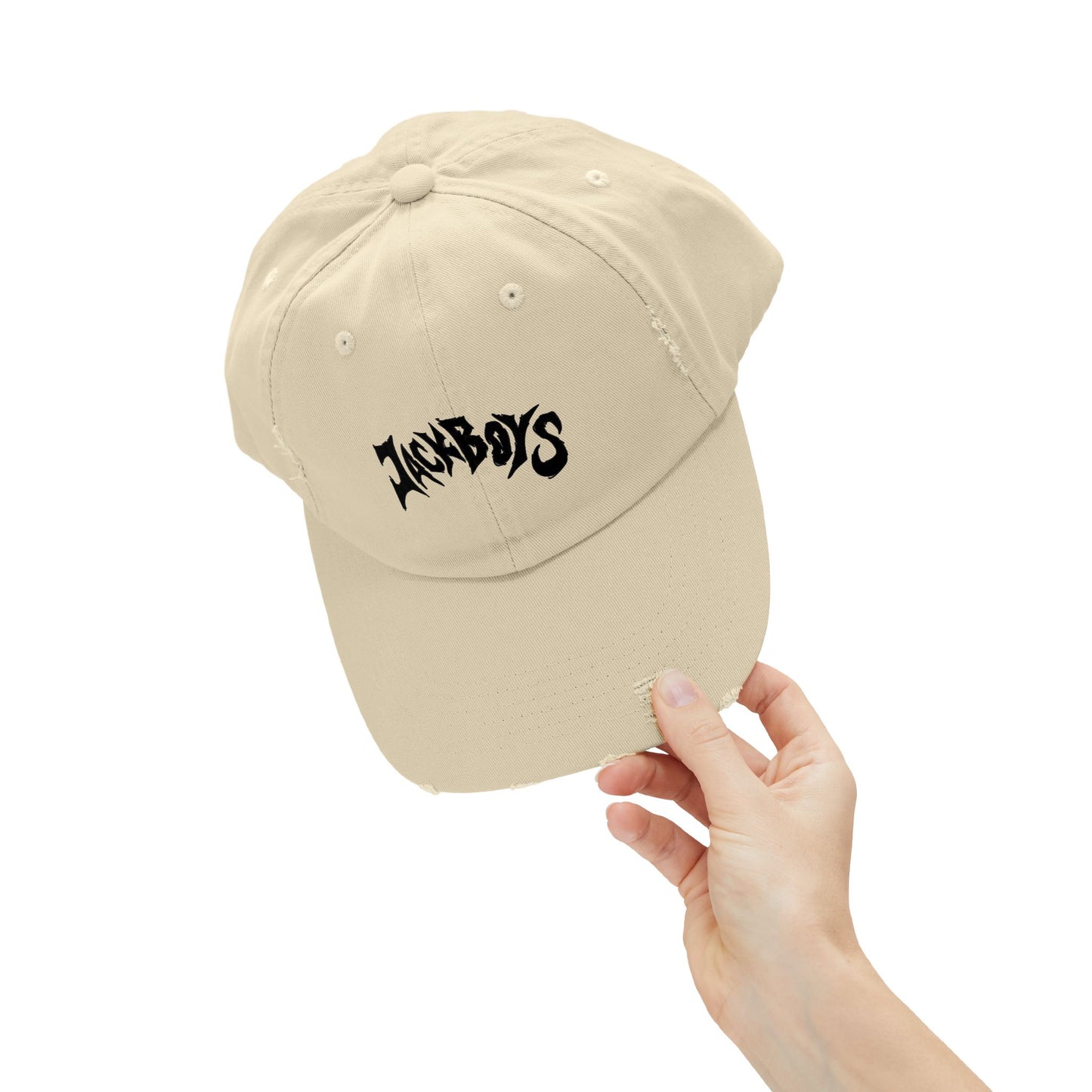 Unisex Distressed Cap with Graphic Design, Trendy Hat, Casual Accessories for Friends, Pet Lovers, Everyday Wear, Unique Gift Idea