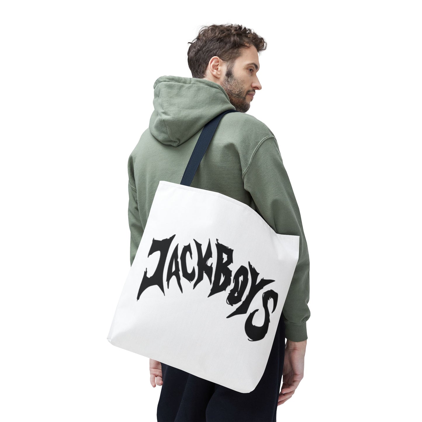 Stylish AOP Tote Bag - Unique Bird Design, jackboys Quote, Perfect Gift for Nature Lovers, Trendy Shopping Bag