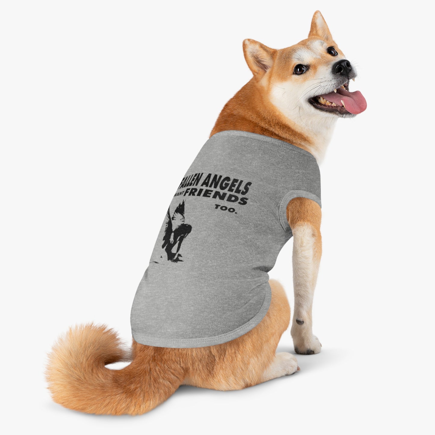 Fallen Angels Pet Tank Top for Stylish Pets, Cute Doggy Outfit, Pet Costume, Birthday Gift for Dog Lovers, Comfortable Summer Wear