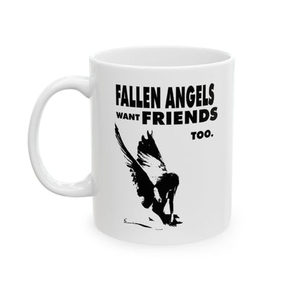 Ceramic Mug with Inspirational Quote, Perfect for Gifts, Coffee Lovers, Friends, Memorials, Home Decor