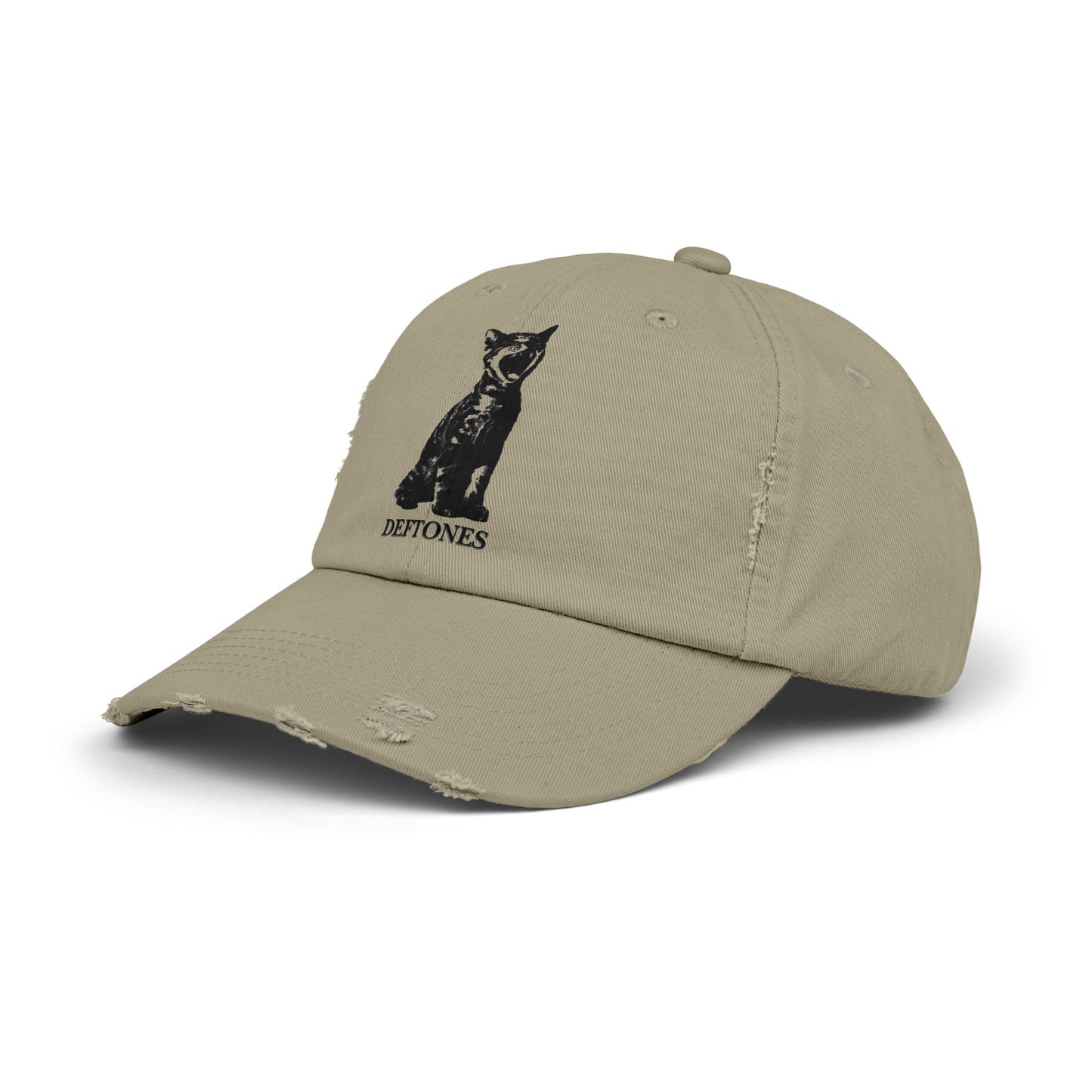 Copy of Unisex Distressed Cap with Graphic Design, Trendy Hat, Casual Accessories for Friends, Pet Lovers, Everyday Wear, Unique Gift Idea
