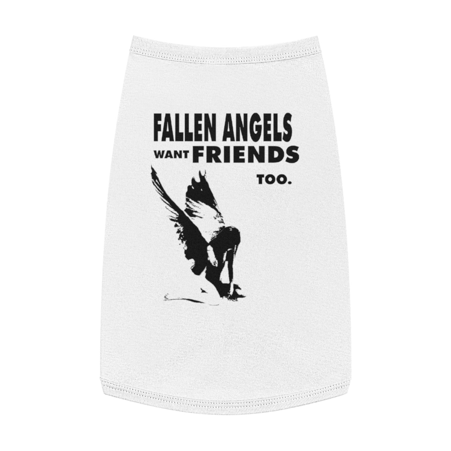 Fallen Angels Pet Tank Top for Stylish Pets, Cute Doggy Outfit, Pet Costume, Birthday Gift for Dog Lovers, Comfortable Summer Wear