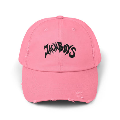 Unisex Distressed Cap with Graphic Design, Trendy Hat, Casual Accessories for Friends, Pet Lovers, Everyday Wear, Unique Gift Idea