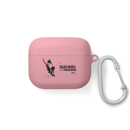 Fallen Angels AirPods Case Cover, Bird Design, Soft Silicone Protector, Unique Gift, Trendy Accessory for Music Lovers