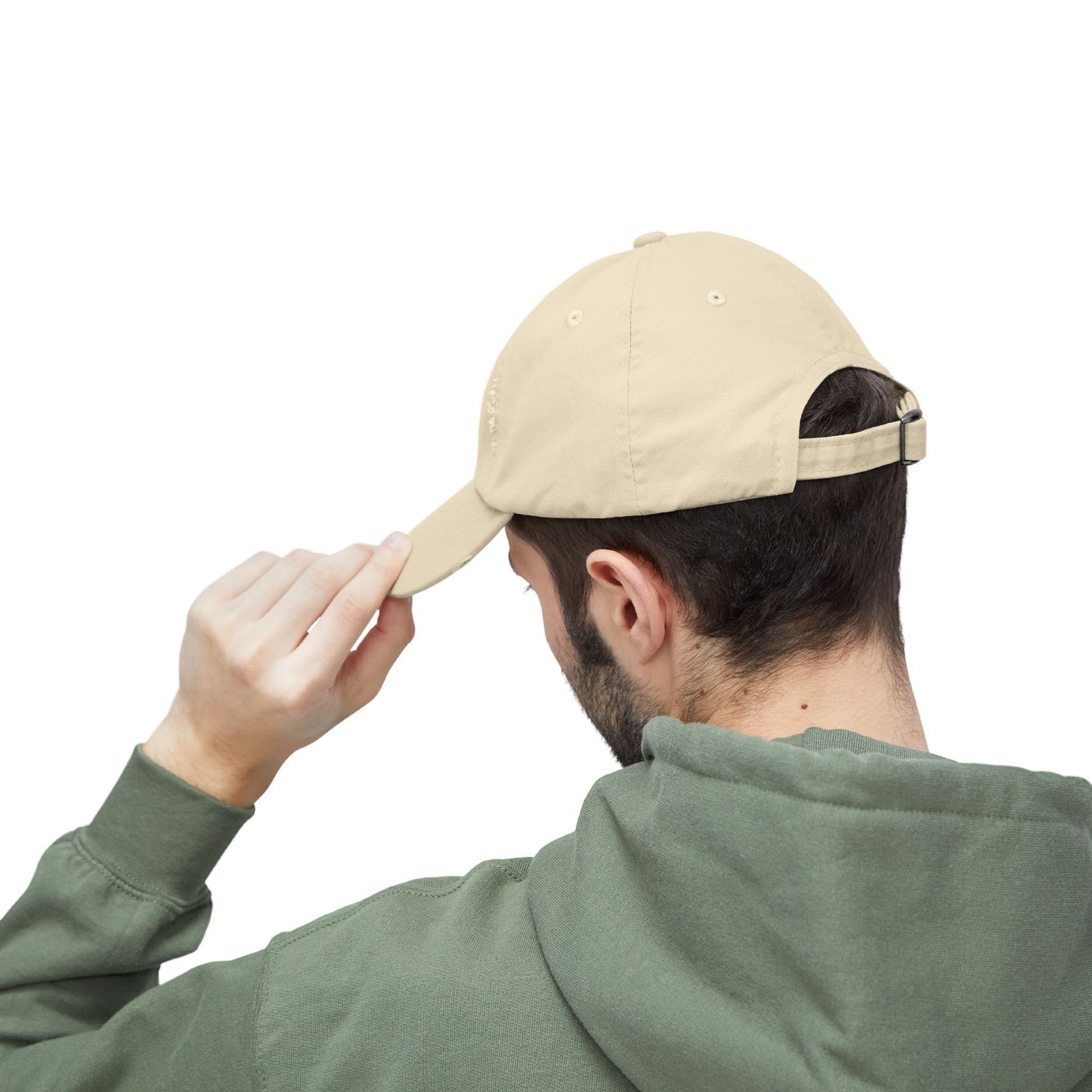 Unisex Distressed Cap with Graphic Design, Trendy Hat, Casual Accessories for Friends, Pet Lovers, Everyday Wear, Unique Gift Idea