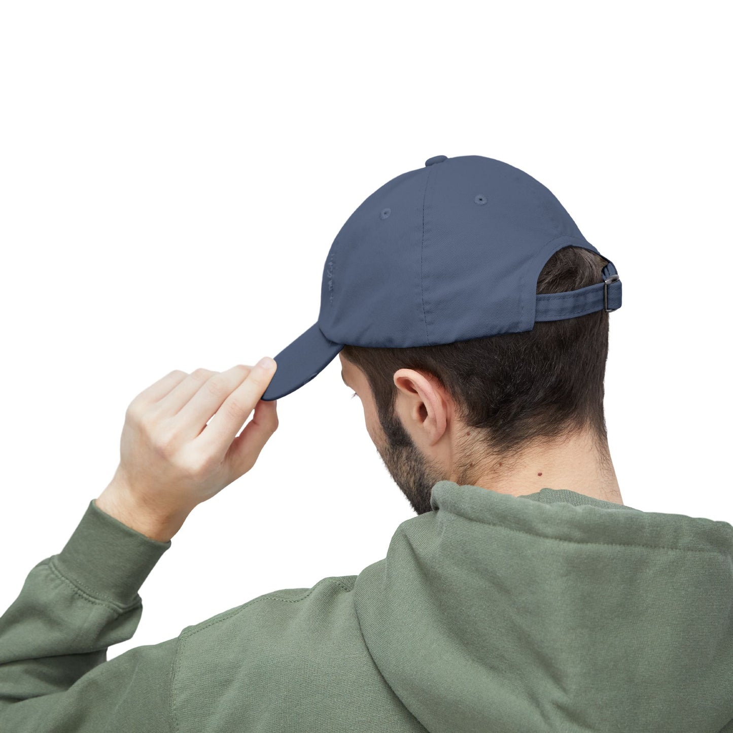 Unisex Distressed Cap with Graphic Design, Trendy Hat, Casual Accessories for Friends, Pet Lovers, Everyday Wear, Unique Gift Idea