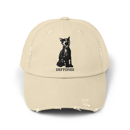 Copy of Unisex Distressed Cap with Graphic Design, Trendy Hat, Casual Accessories for Friends, Pet Lovers, Everyday Wear, Unique Gift Idea