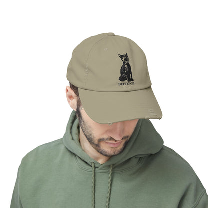 Copy of Unisex Distressed Cap with Graphic Design, Trendy Hat, Casual Accessories for Friends, Pet Lovers, Everyday Wear, Unique Gift Idea