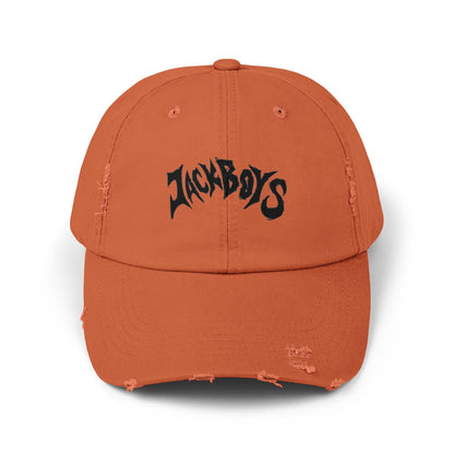 Unisex Distressed Cap with Graphic Design, Trendy Hat, Casual Accessories for Friends, Pet Lovers, Everyday Wear, Unique Gift Idea