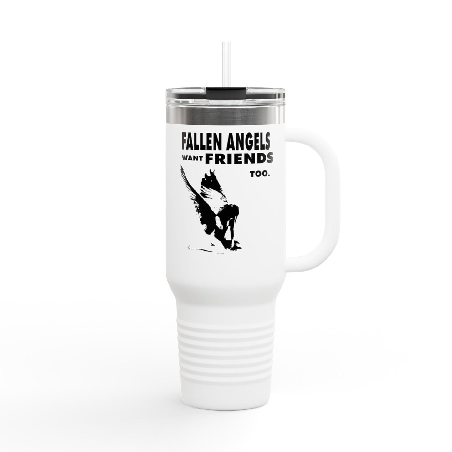 Fallen Angels Insulated Travel Mug, 40oz - Stylish Travel Companion for Coffee Lovers, Perfect Gift for Friends, Great for Road Trips, [...]