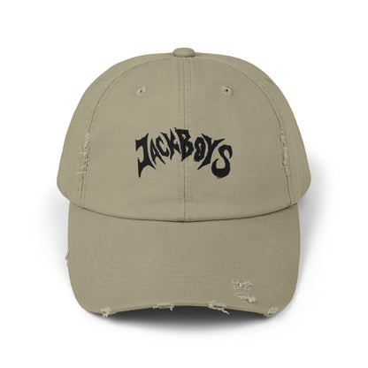 Unisex Distressed Cap with Graphic Design, Trendy Hat, Casual Accessories for Friends, Pet Lovers, Everyday Wear, Unique Gift Idea