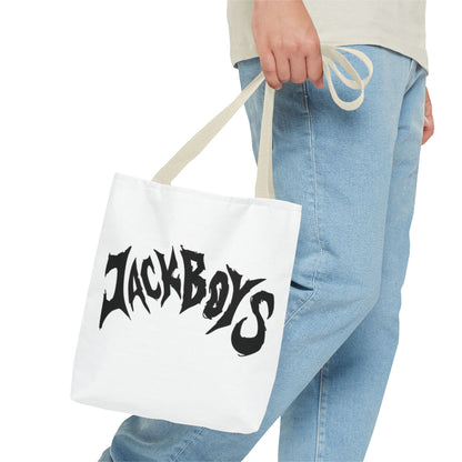 Stylish AOP Tote Bag - Unique Bird Design, jackboys Quote, Perfect Gift for Nature Lovers, Trendy Shopping Bag