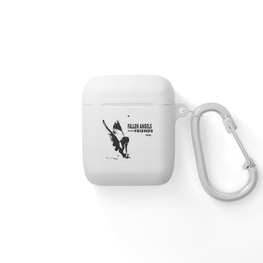 Fallen Angels AirPods Case Cover, Bird Design, Soft Silicone Protector, Unique Gift, Trendy Accessory for Music Lovers