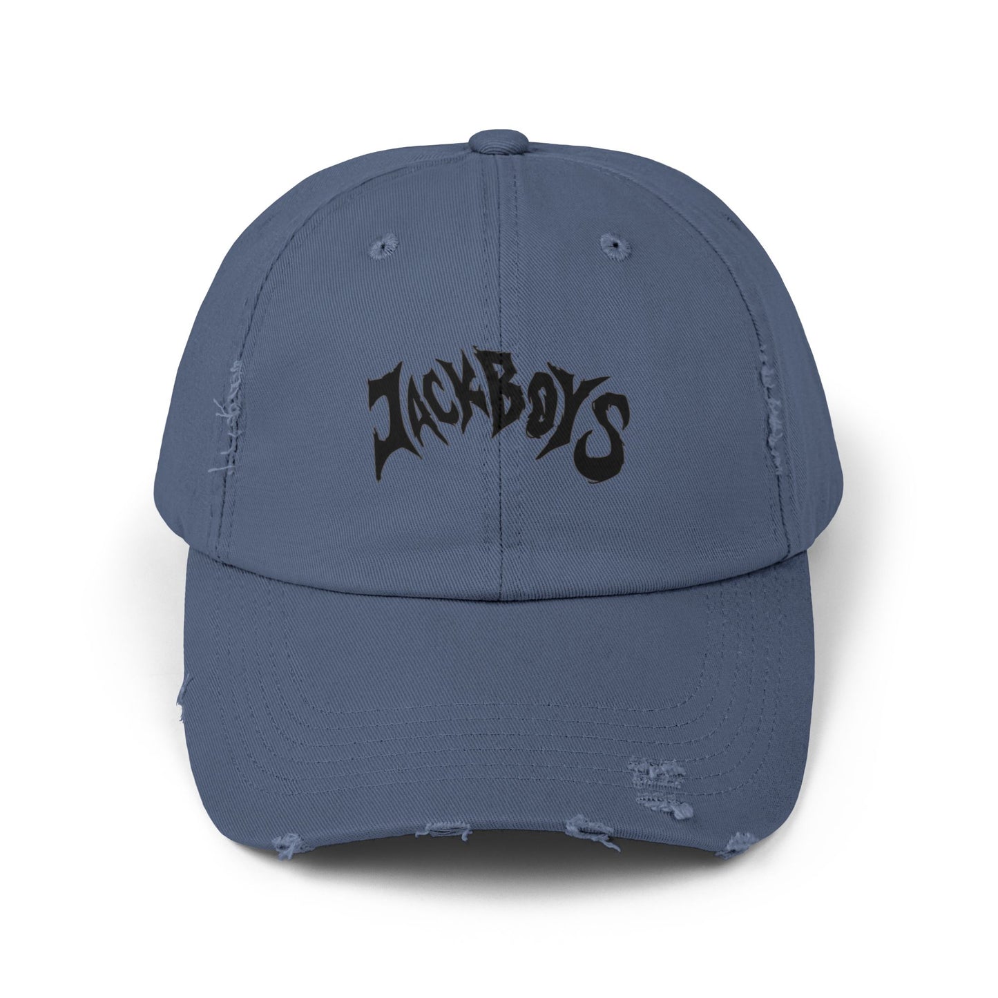 Unisex Distressed Cap with Graphic Design, Trendy Hat, Casual Accessories for Friends, Pet Lovers, Everyday Wear, Unique Gift Idea