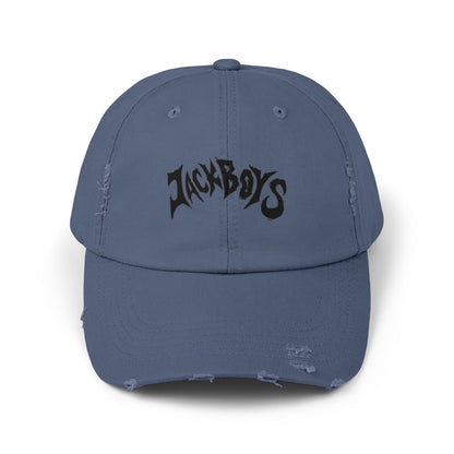 Unisex Distressed Cap with Graphic Design, Trendy Hat, Casual Accessories for Friends, Pet Lovers, Everyday Wear, Unique Gift Idea