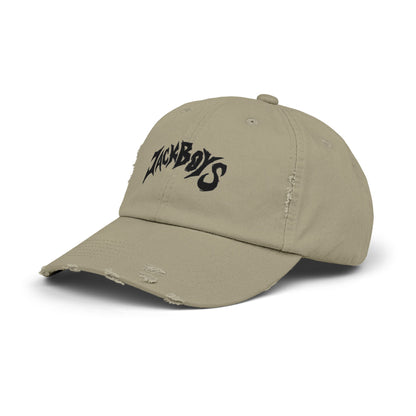 Unisex Distressed Cap with Graphic Design, Trendy Hat, Casual Accessories for Friends, Pet Lovers, Everyday Wear, Unique Gift Idea