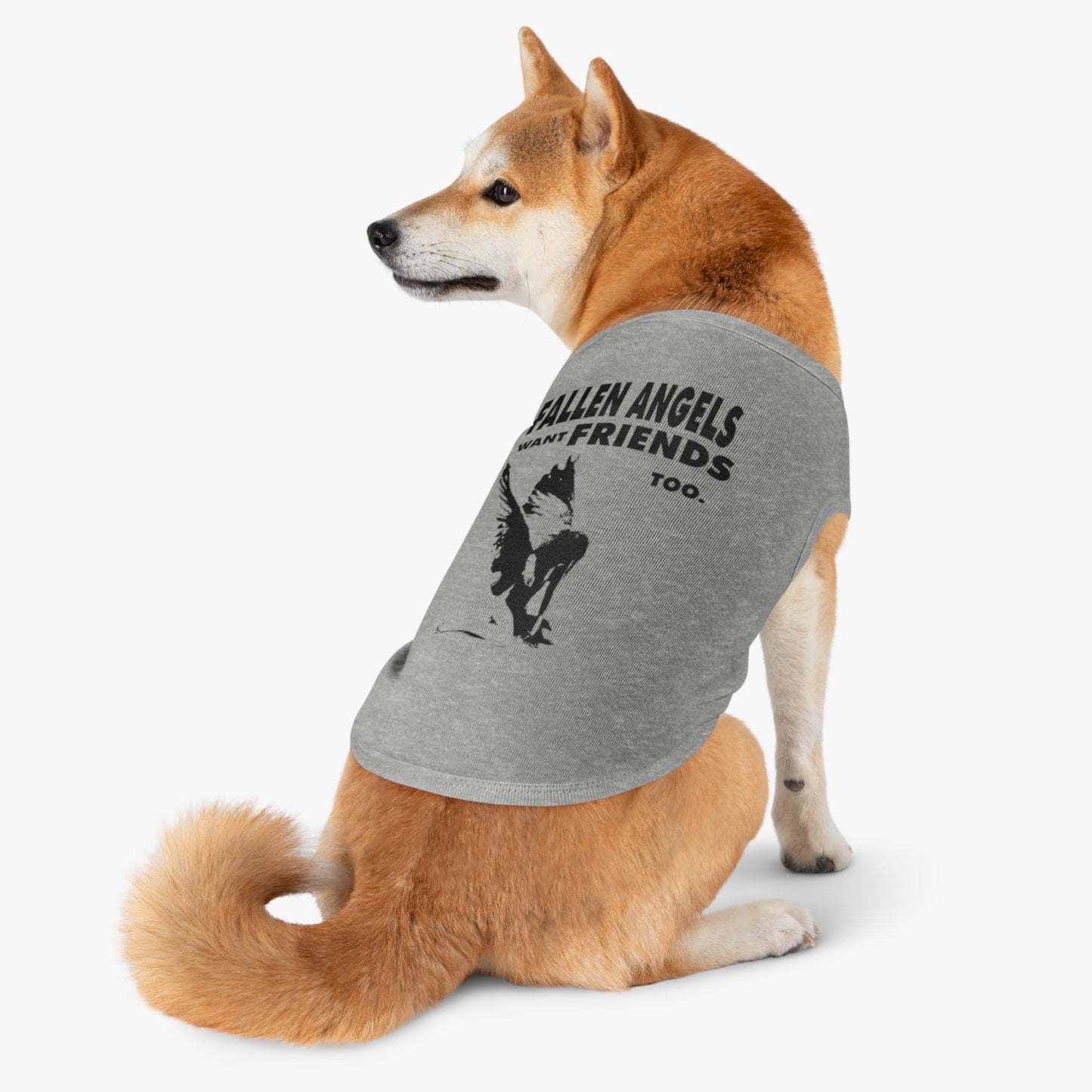 Fallen Angels Pet Tank Top for Stylish Pets, Cute Doggy Outfit, Pet Costume, Birthday Gift for Dog Lovers, Comfortable Summer Wear
